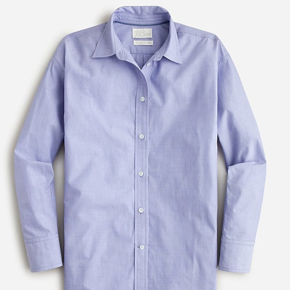 J Crew Relaxed-fit end-on-end cotton shirt